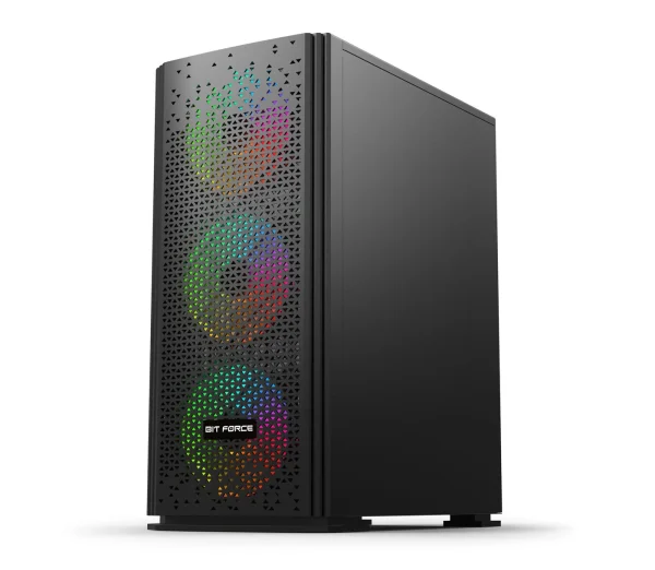BIT FORCE Mid Tower Spectrum LED Gaming PC kućište ORION CF-4