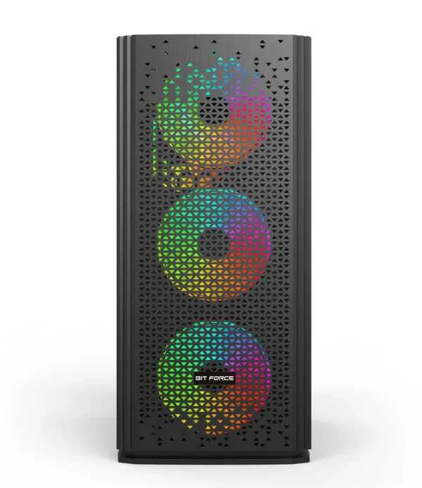 BIT FORCE Mid Tower Spectrum LED Gaming PC kućište ORION CF-4