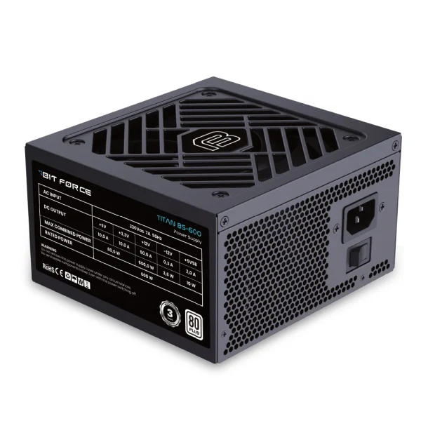 BIT FORCE napajanje 600W 80PLUS TITAN BS-600 ATX 2.31