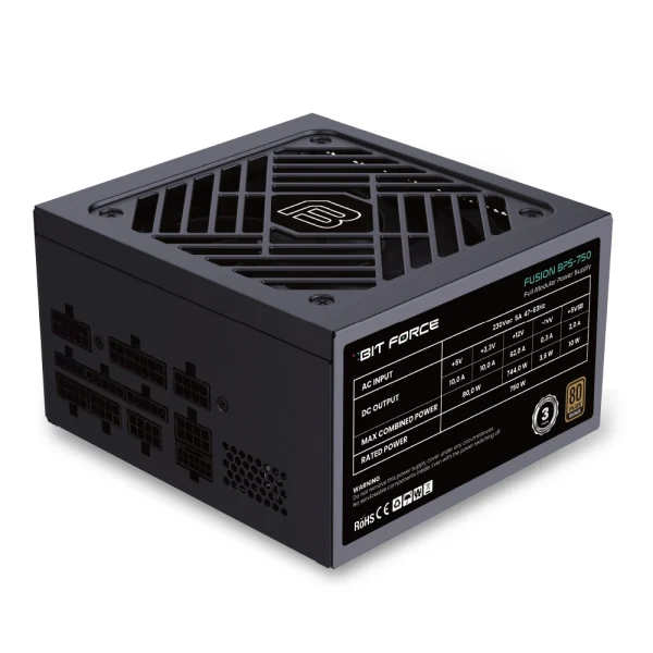 BIT FORCE napajanje 750W 80PLUS BRONZE FUSION BPS-750 modularno ATX 3.1 PCI-E 5.1