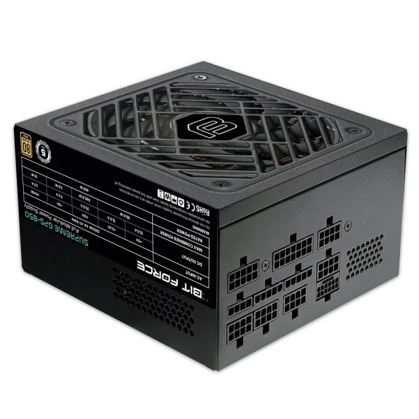 BIT FORCE napajanje 850W 80PLUS GOLD SUPREME GPS-850 modularno ATX 3.1 PCI-E 5.1 FDB