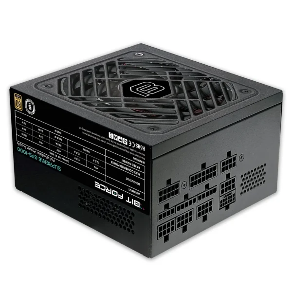 BIT FORCE napajanje 1000W 80PLUS GOLD SUPREME GPS-1000 modularno ATX 3.1 PCI-E 5.1 FDB